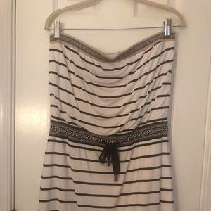 Strapless White House Black Market dress